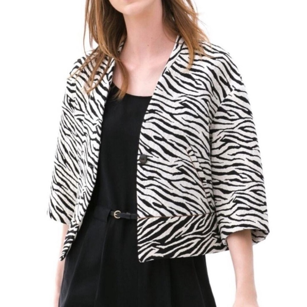 Zebra Print Zara Blazer